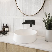 Spin 440mm Oval Angled Counter Top Ceramic Basin