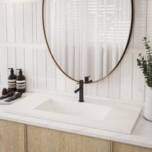 Nueva Slim Inset Basin with Tap landing