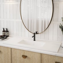 Nueva Slim Inset Basin with Tap landing