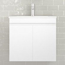 Bianca 600mm Wall Hung Vanity with Ceramic Top