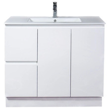 Kani 900mm Freestanding Vanity with Ceramic Countertop
