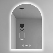 Ozias 600mm Arched LED Bathroom Mirror