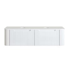 Airlie 1500mm Wall Hung Double Vanity with Quartz Stone Countertop