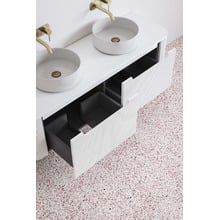 Airlie 1500mm Wall Hung Double Vanity with Quartz Stone Countertop