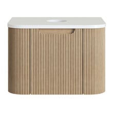 Airlie 600mm Wall Hung Single Vanity with Quartz Stone Countertop