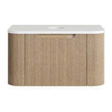 Airlie 750mm Wall-Hung Single Vanity with Quartz Stone Countertop