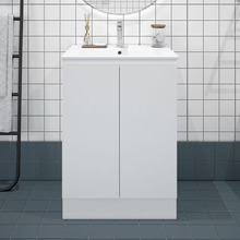 Liora 600mm Freestanding Vanity with Single Integrated Basin