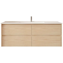 Laulea 1500mm Wall Hung Single Vanity with Ceramic Countertop