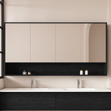 Laulea 1500mm Mirrored Shaving Cabinet with Open Shelf