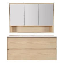 Laulea 1200mm Wall Hung Vanity & Mirror Cabinet Package