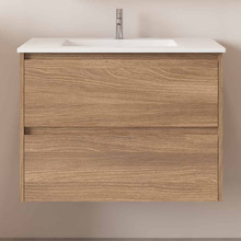 Horizon 750mm Light Oak Wall Hung Vanity