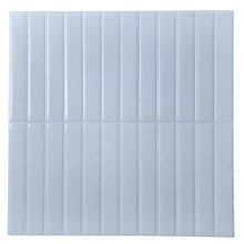 Serendra White Kit Kat Stick on Tile (10 Pack)