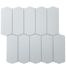 White Picket Stick on Tile (10 Pack)