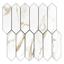 White Picket Stick on Tile (10 Pack)