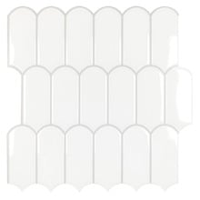 Peel & Stick Feather Stick on Tile (10 Pack)