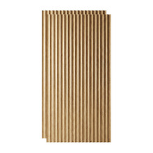 Mikos 1200 x 600mm Oak Grain Flexible Scallop Wall Panels (Set of 2)