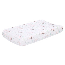 Little Haven Blush Llama Change Pad Cover
