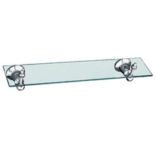Noosa Brass & Glass Bathroom Shelf