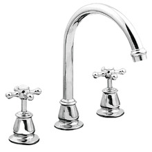 3 Piece Noosa Brass Spout & Mixer Set