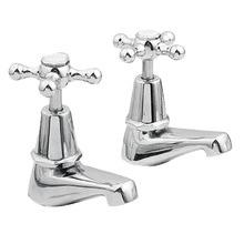 2 Piece Noosa Brass Pillar Tap Set