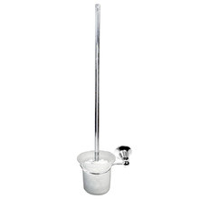 2 Piece Noosa Brass Toilet Pan Brush & Stand Set