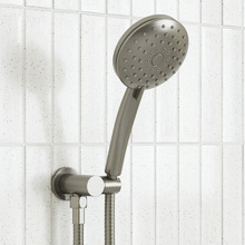 Loui Brushed Nickel Round Hand-held Shower