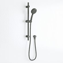 Loui Gunmetal Round Rail Shower