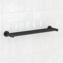 Elle 500mm Matte Black Stainless Steel Shower Shelf