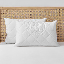 Raleigh Hypoallergenic Quilted Cotton Pillow Protectors (Set of 2)