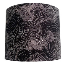 Dreamtime Riverbed Aboriginal Cotton Lamp Shade