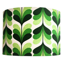 Vintage Green Cotton Lamp Shade