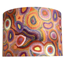 Warlukurlangu Aboriginal Multi-Colour Cotton Lamp Shade
