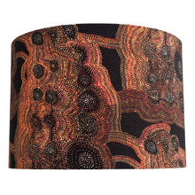 Warlu Mina Mina Aboriginal Canvas Lamp Shade