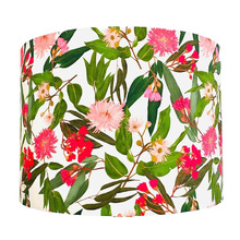 Australian Pink Flowers Cotton Lamp Shade