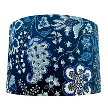 Hamptons In Navy Cotton Lamp Shade