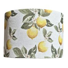 Lemon Farm Linen Lamp Shade