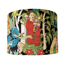 Frida Multi-Colour Garden Cotton Lamp Shade
