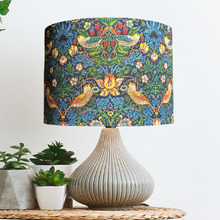 Strawberry Thief- William Morris Cotton Sateen Lamp Shade