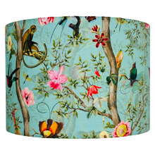Jungle Green Cotton Lamp Shade