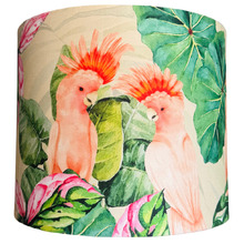 Tiki Drum Cotton Sateen Lamp Shade