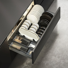 Shearer Crystal Carbon Steel Pull-Out Kitchen Drawer