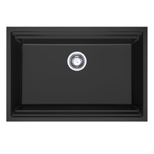 760mm Single Granite Composite Kitchen Sink with Colander & Chopping Board