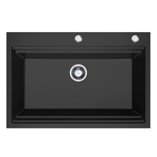 840mm Single Granite Composite Kitchen Sink & Accessories Package
