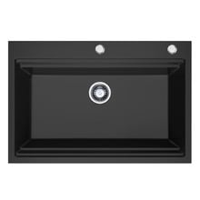 Delta 840mm Single Granite Composite Kitchen Sink & Accessories Package