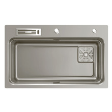 Belle Luxe 800mm Single Stainless Steel Kitchen Sink & Accessories Package