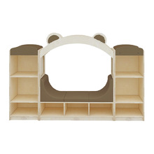 Jooyes Kids' 9 Shelf Bookcase with Reading Nook