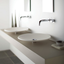 Pond Round Solid Surface Above Counter Basin
