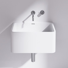 Vision 550mm Matte White Wall Hung Basin