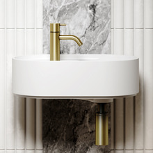 Lune Oval Solid Surface Basin