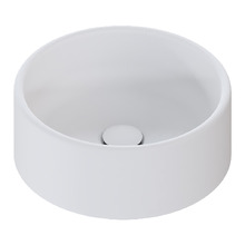 Kanso 350mm Matte White Round Above Counter Basin